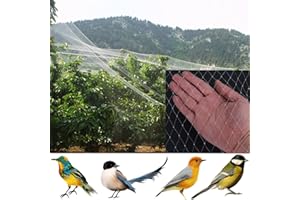 VASLON 33 x 16 Ft Anti Bird Net Reusable Nylon Anti Bird Mesh Netting Garden Bird Netting Protect Plants Fruit Trees Crops fr