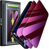 WSKEN for iPhone 18 Pro Max Privacy Screen Protector - Colored Gradient | Anti Blue Light, Eye Protection, Auto-Dust Removal, Purple Gradient, Shatterproof Tempered Glass Screen Protector 18 Pro Max