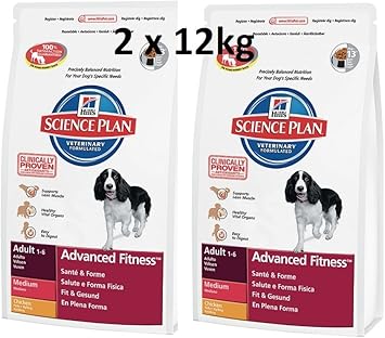 hills science plan advanced fitness large breed 12kg
