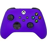 Xbox One Series X S Custom Soft Touch Controller - Soft Touch Feel, Added Grip, Vibrant Purple Color - Compatible with Xbox One, Series X, Series S