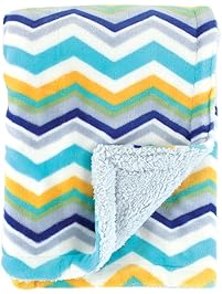 Hudson Baby Double Layer Blanket, Blue