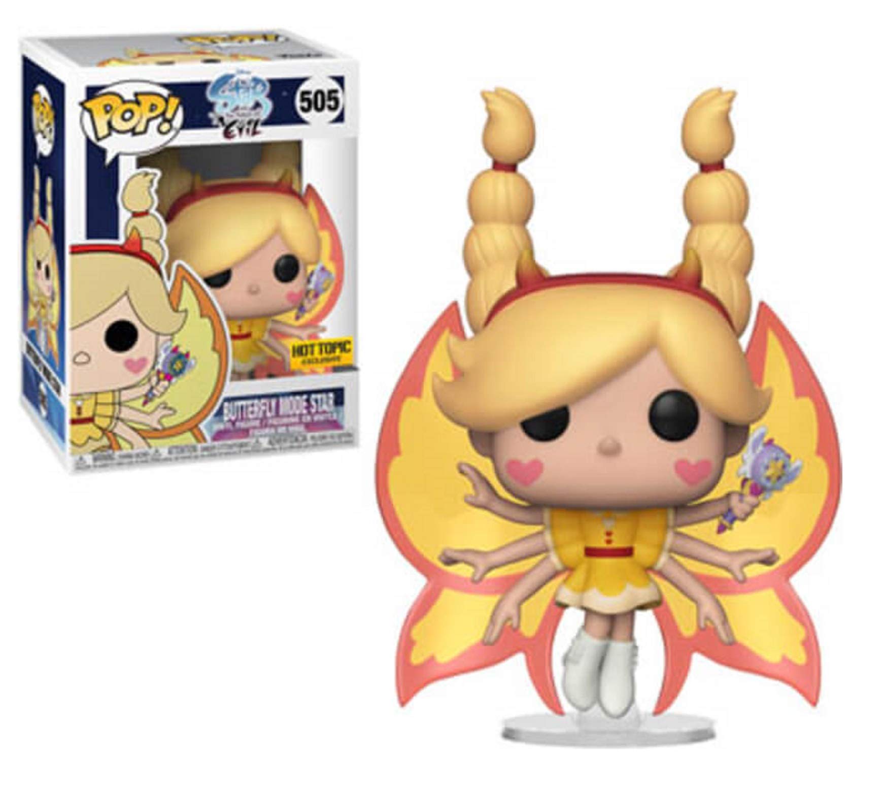 Funko Disney Pop Star Vs The Forces of Evil - Butterfly Mode Star (Limited Exclusive) #505