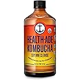 Health-Ade Kombucha Tea Organic Drink, Fermented Tea with Living Probiotics, Detoxifying Acids, Supports Gut Health, Non-GMO, Vegan, Gluten Free, 12 Pack (16 Fl Oz Bottles), Cayenne Cleanse