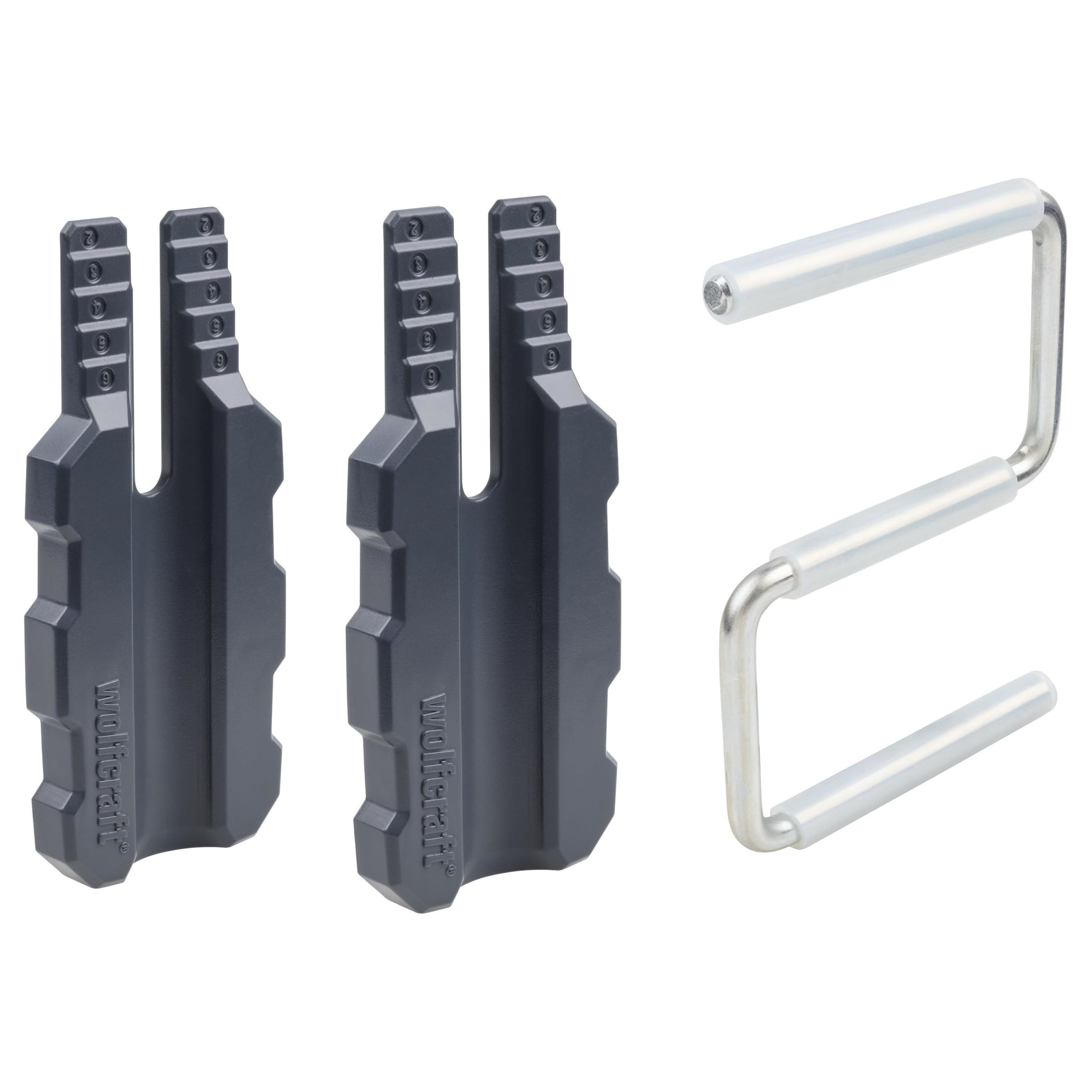 wolfcraft Door Installation Set, 3 Pcs. I 3674000 I for Easy Hanging, Alignment and Carrying of Doors by one Person