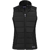 Cutter & Buck Ladies Evoke Hybrid Eco Softshell Recycled Womens Full Zip Vest