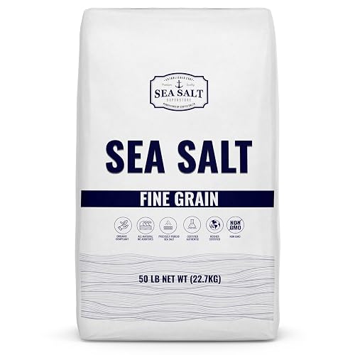 Bulk Cooking Salt Bulk Kosher Fine Sea Salt for Commercial Use, Food Grade Non-Iodized ...
