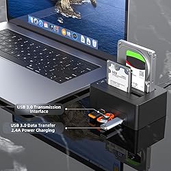 MAIWO Dual Bay Hard Drive Docking Station with