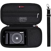 XANAD Hard Case for Sony a6400 a6700 a6000 a6100 a5100 a5000/Sony ZV-E10 ZV1 ZV1F ZV-E10 II Mirrorless Digital Camera, with Shoulder Strap,Black