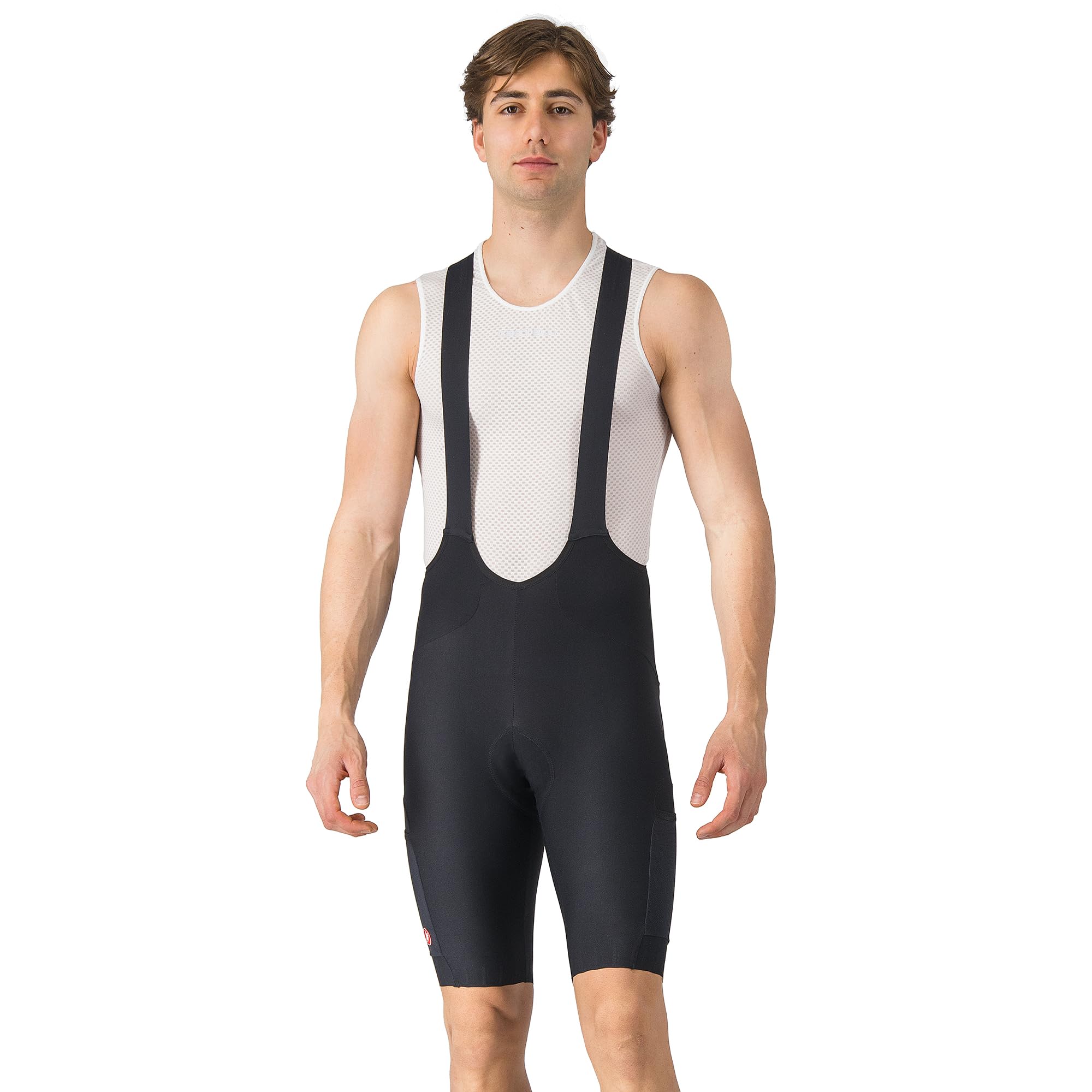 Photo 1 of CASTELLI Men’s Unlimited Endurance Bibshort, Road Cycling & Gravel Biking Apparel with Pro-Level Seat Pad - Black - X-Large
