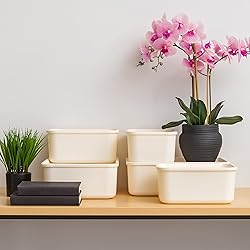 IRIS USA Plastic Modular Basket COMBO