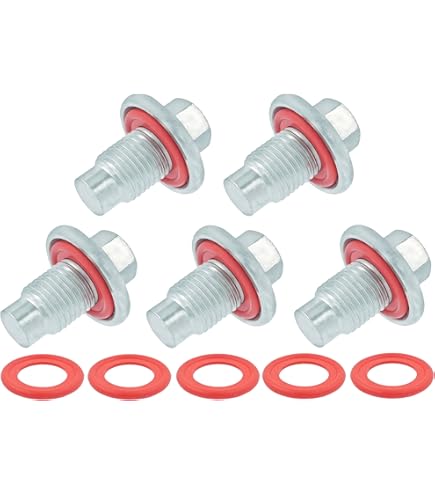 Amazon.com: 5 PCS M14x1.5 Oil Drain Plug Pilot Point Fit for Ford
