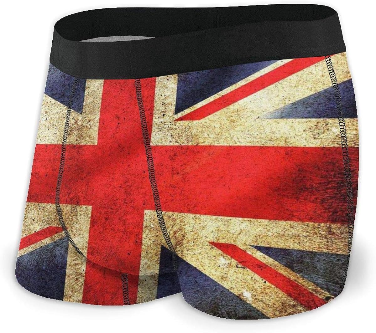 GREENYU MensBoxer Briefs Retro British Flag Boxer Shorts