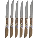 Thai Kitchen Steak Knives Stainless Steel Knives Kiwi 501 6 Pcs per Set