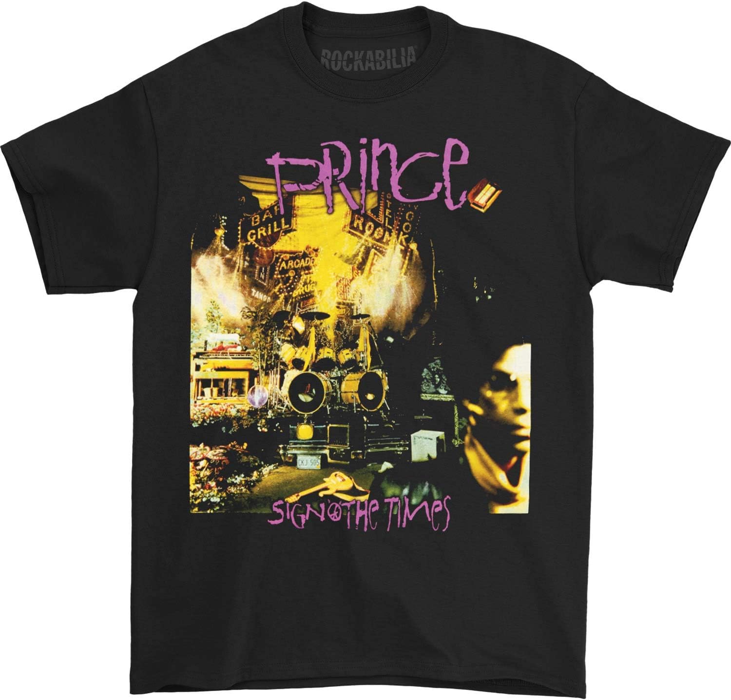 Prince Sign O The Times Adult T-Shirt
