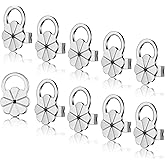 Earring Lifters Backs, 10 PCS Earring Lifters for Droopy Ears Adjustable Copper Heavy Earrings Support Back Secure Large Backing Studs Backers Anti-Sensitive Earrings Backs for Droopy Ears Earlobe
