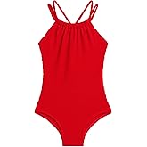Kanu Surf Girls Jasmine Beach Sport Halter One Piece Swimsuit