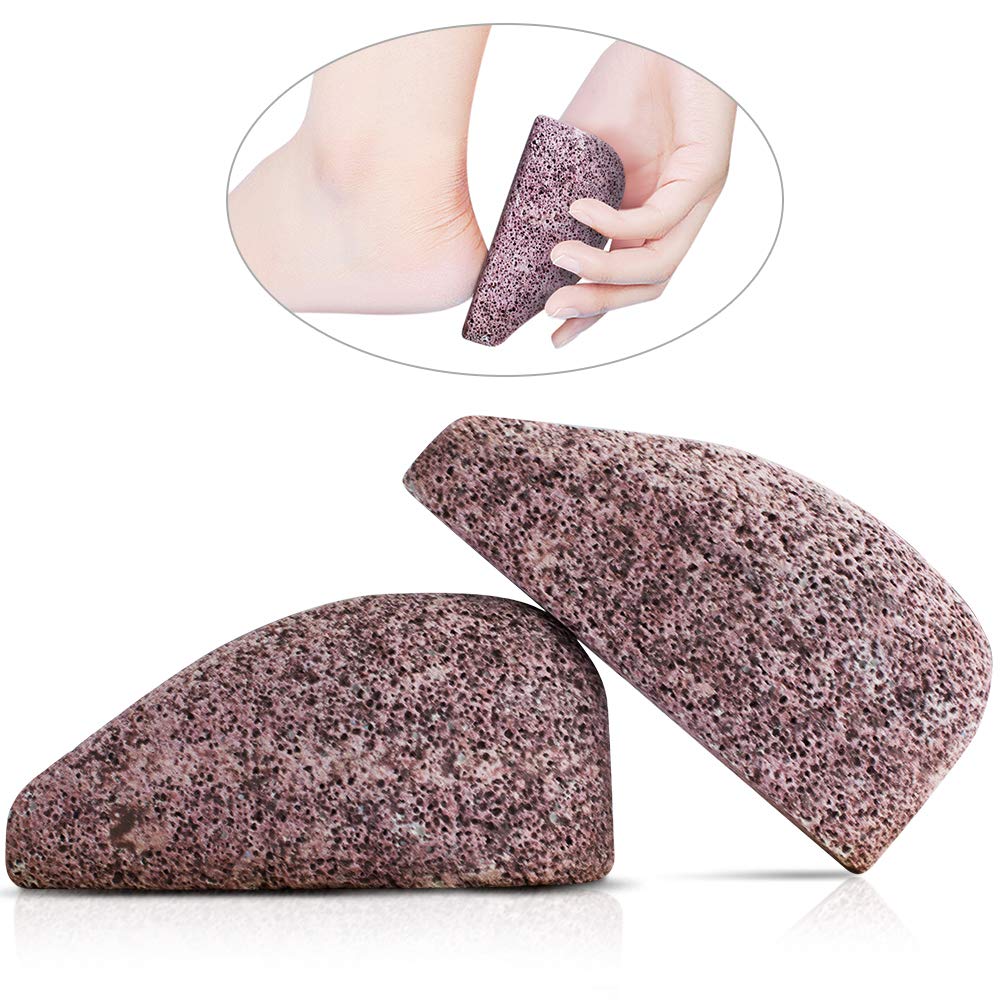 2 Pack Drops Shape Pumice Stone, Horsky Earth Lava SPA Soft Healthy Foot Callus Remover for Dry Hard Dead Skin Cracked Heel in Feet and Hands Skin Exfoliator Scrubber
