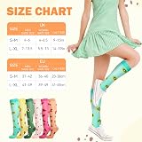 LEOSTEP Compression Socks 6 Pairs Men Women Knee High Graduated Grip view 2