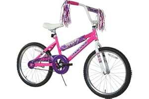 Dynacraft Magna Sapphire Bike - Sturdy Steel Frame, Front and Rear Hand Brakes, Adjustable Seat, Kickstand - Ideal for Ages 6-10, Perfect for Outdoor Riding