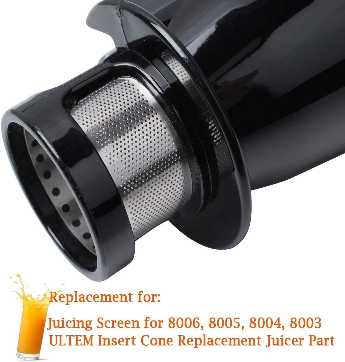 UPGRADED 8006 Juicing Screen Replacement Parts Compatible with Omegae Models 8006 8005 8004 8003 Slow Masticating Juicer 8006 Juicing Screen Not for Models J8006HDS J8006HDC NC900 and NC800