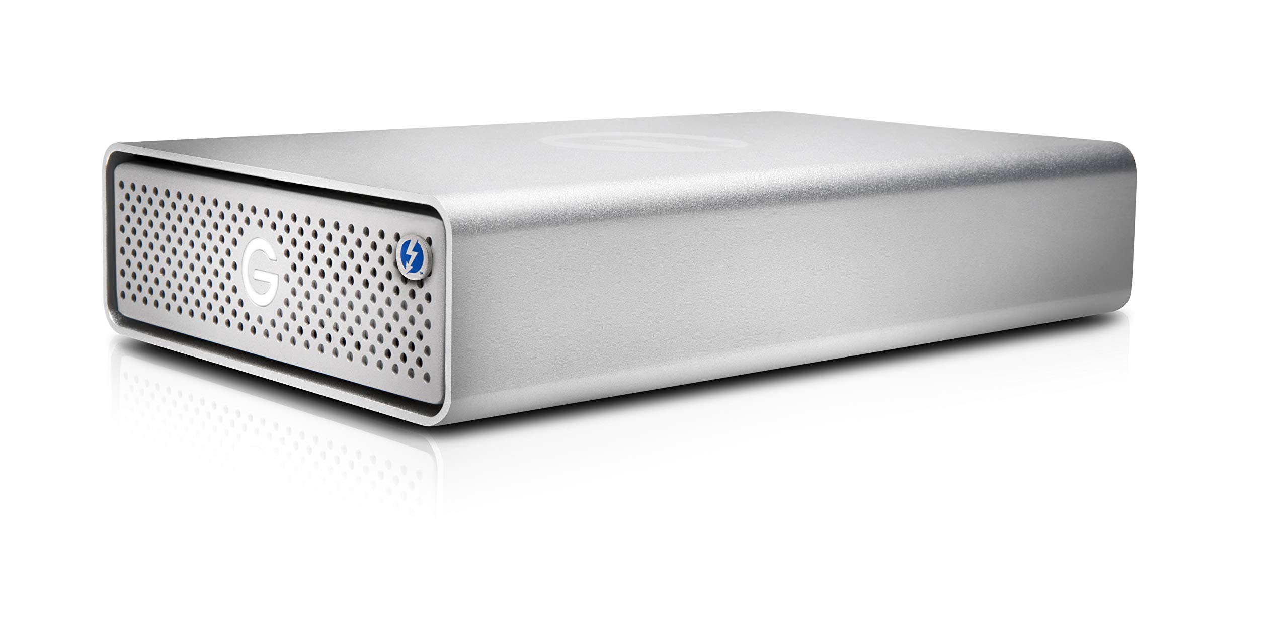 G-Technology 12TB G-DRIVE with Thunderbolt 3 and USB-C Desktop External Hard Drive, Silver - 0G05383-1