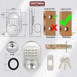 Bravex Keyless Entry Keypad Deadbolt Door Lock 304