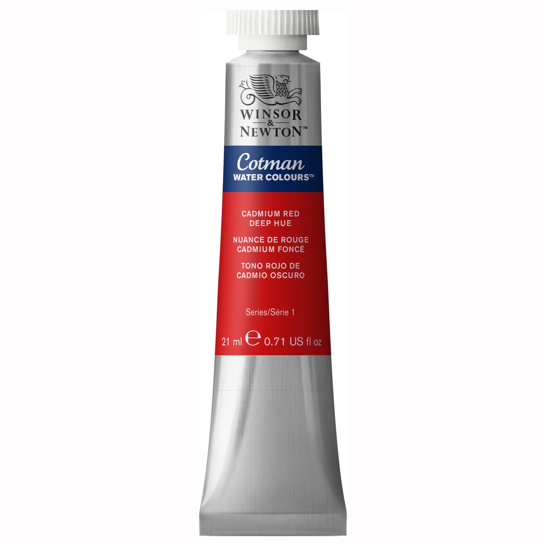 Winsor & Newton Cotman 21ml Water Colour Tube - Cadmium Red Deep Hue