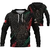 RustField Co. Mexican Hoodie, Mexico Hoodie For Men, Mexican Hoodies For Men, Sudadera De Mexico Para Hombre