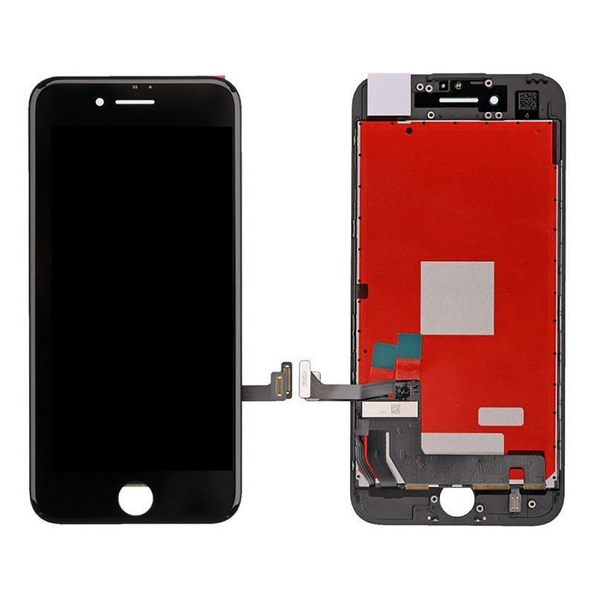 Ellenne LCD Display for Apple iPhone 8 Touch Screen Black White + Screwdriver Kit