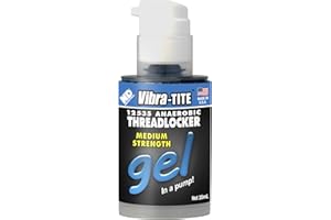 Vibra-TITE - 12535 125 Removable Medium Strength Gel Anaerobic Threadlocker, 35 ml Pump, Blue