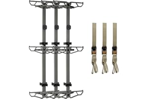 Panbofoda 30“ Climbing Sticks,Aluminum Non-Slip Climbing Sticks for Hunting,Lightweight TreeStand Climbing Steps for Saddle H