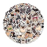 Pack 50 Pcs Cute Dog Pug Stickers for Water Bottles