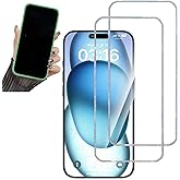 WIRIXSYD 2PCS Glitter Screen Protector suit for iPhone 13 Pro Max/iPhone 14 Plus,Diamond Bling Shiny Shine on Night Sparkling