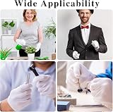 Zuimei 24Pcs White Cotton Gloves 12 Pairs Large Size Dry Skin Spa view 3