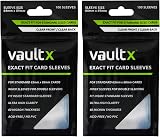Vault X Exact Fit Trading Card Sleeves 200 Pack 63x88mm 60µm