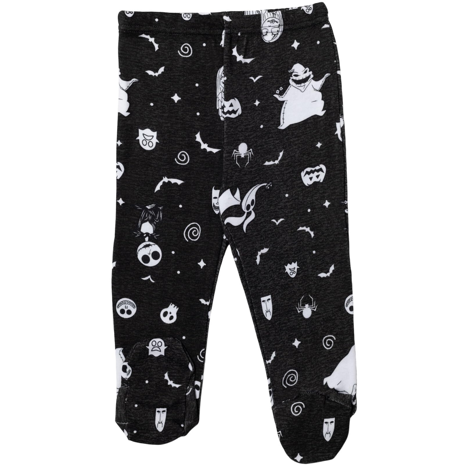 Disney Nightmare Before Christmas Zero Sally Oogie Boogie Baby Bodysuit Pants and Hat 3 Piece Outfit Set Newborn to Infant