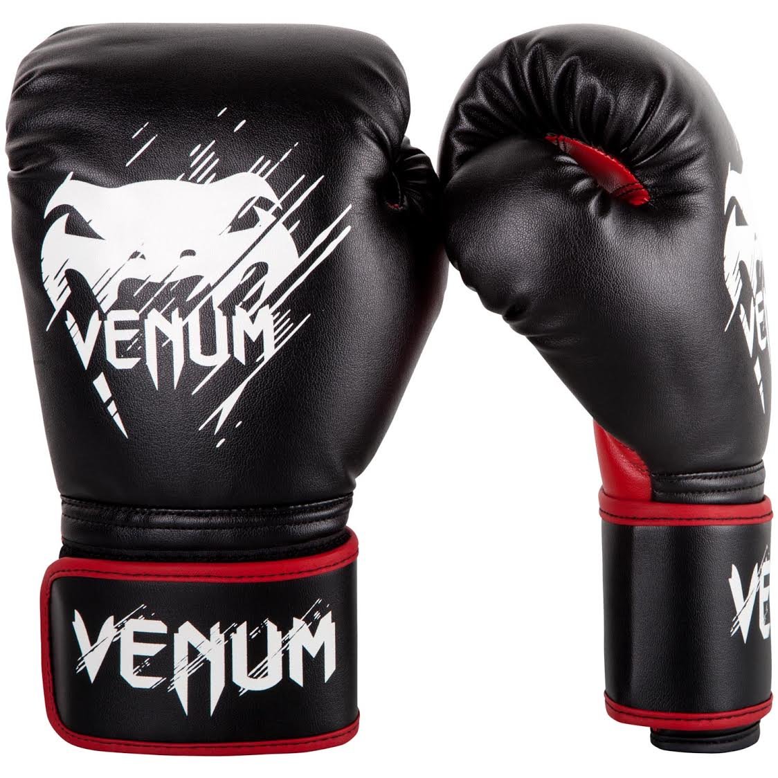 Venum Contender Kids Boxing Gloves - Black/Red - 8oz, 8 oz Image Venum Contender Kids Boxing Gloves - Black/Red - 8oz, 8 oz Image