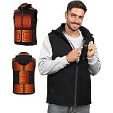 BEFAMALI Heated Vest for Men, with Concealed Switch Men's Electric Vests for Winter