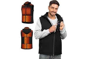 BEFAMALI Heated Vest for Men, with Concealed Switch Men's Electric Vests for Winter