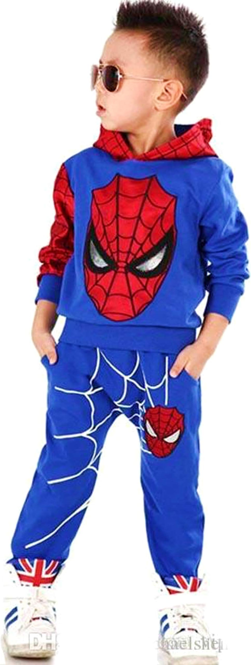 Hoodie and Pants Superhero Set