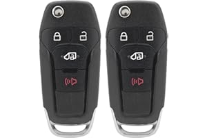 2PCS Flip Key Fob Replacement for Ford Transit 2019 2020 2021 Ford Transit Connect 2019-2023 Keyless Entry Remote Fob N5F-A08