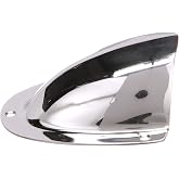 Seachoice Clam Shell Vent, 3-3/4 in. X 3-3/4 in., Stainless Steel