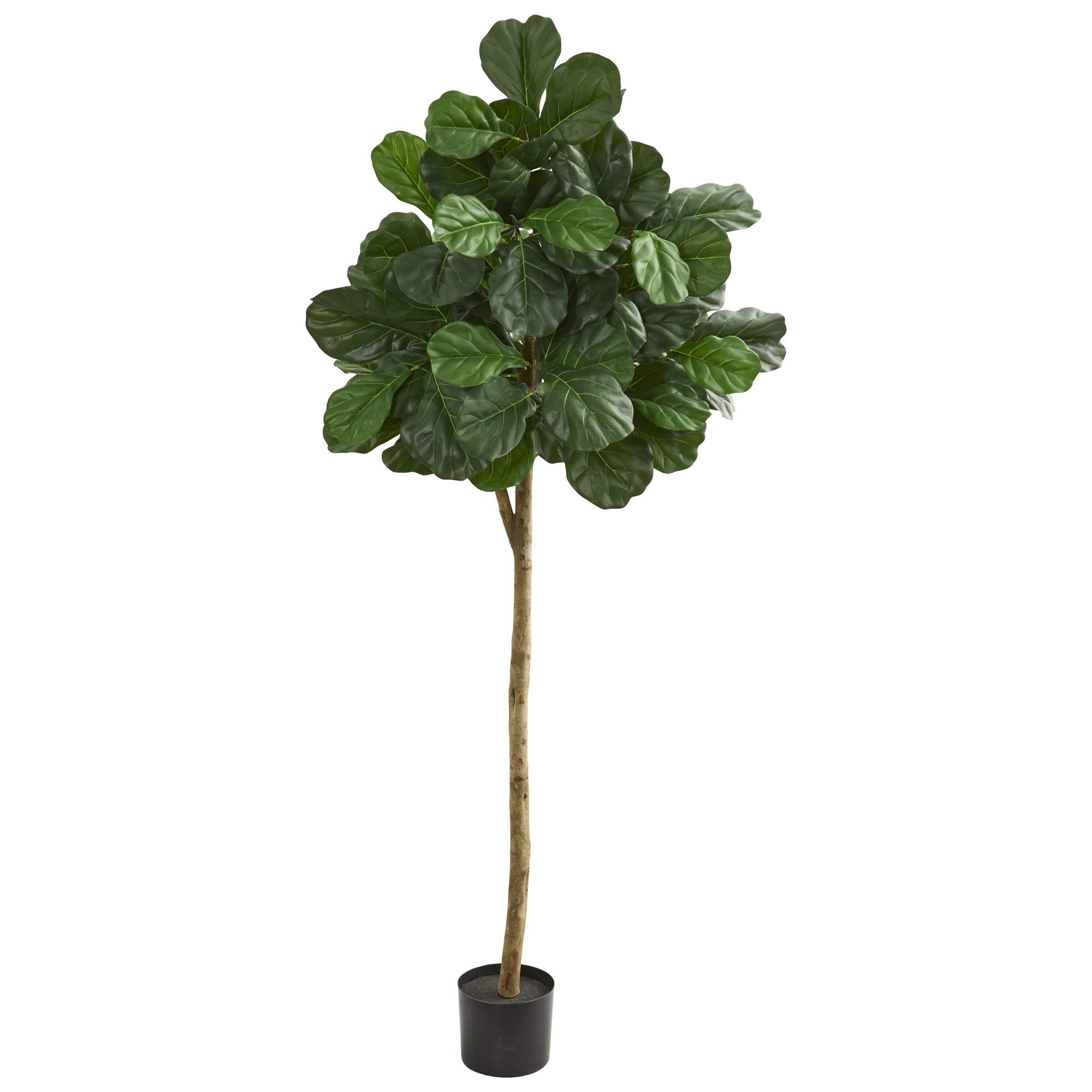 Nearly Natural 6’ Fiddle Leaf fig Artificial Silk Trees Green | amzdealz