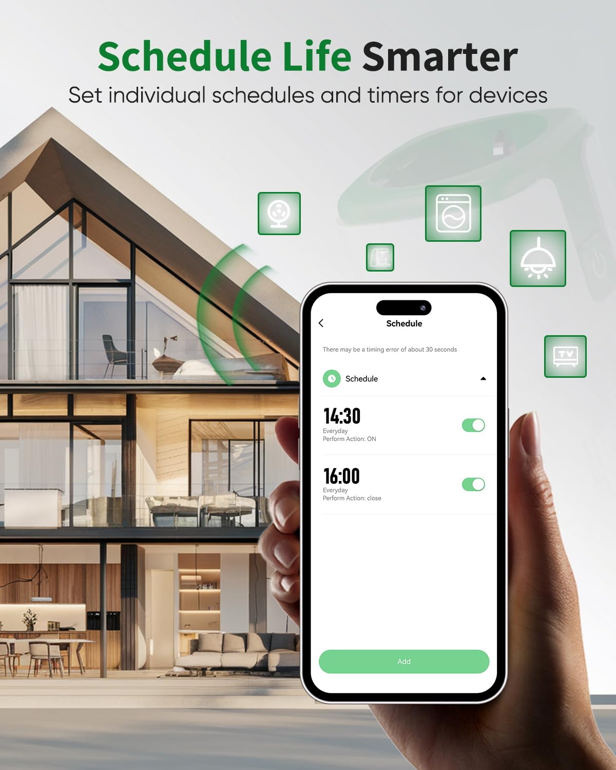 WLAN Steckdose 2er Pack Smart Life Fernbedienung Steckdose 6