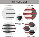 Target Darts Scope Steel Tip 90% Tungsten Darts Swiss Points 03-21G Set view 5