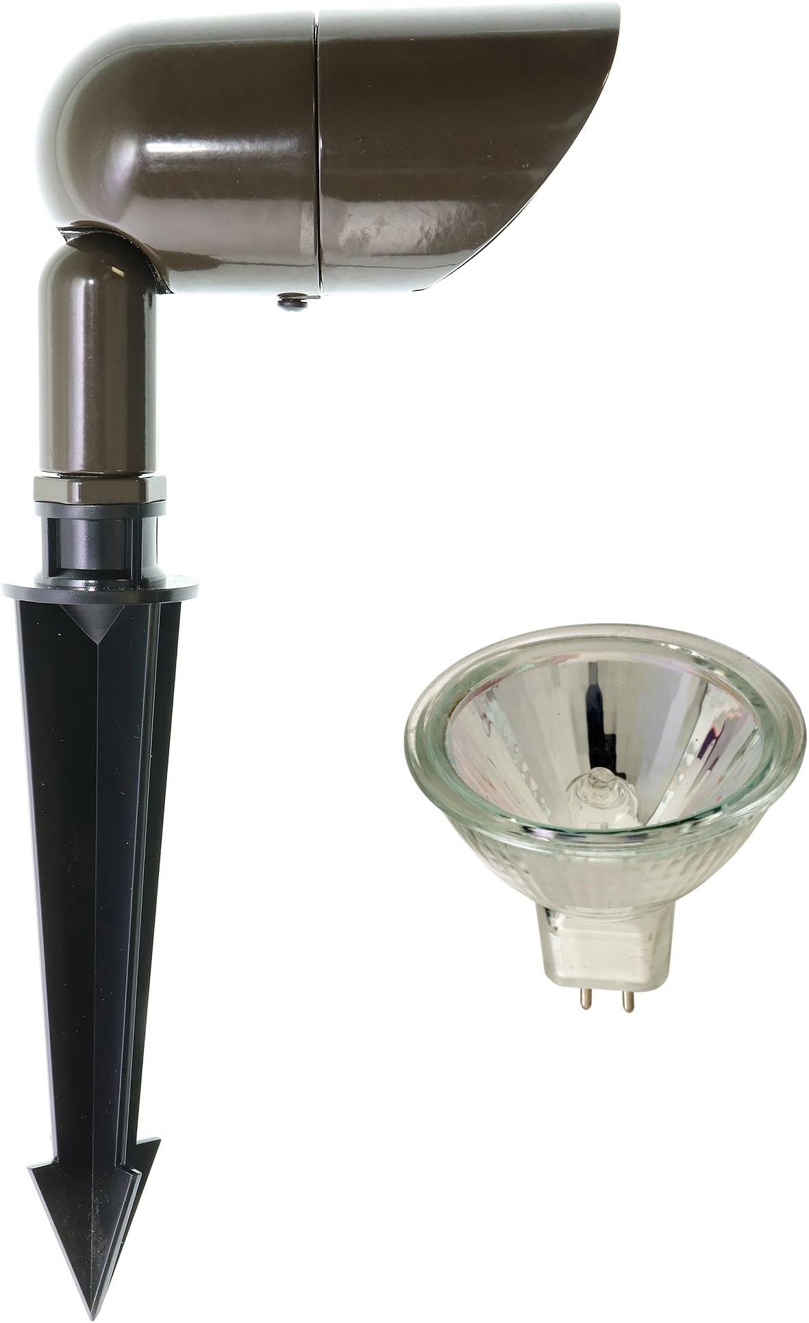 Hadco Lighting BL5016-H Bullyte Landscape Flood Light Fixture, w/Spike & MR16, 12V, Bronze