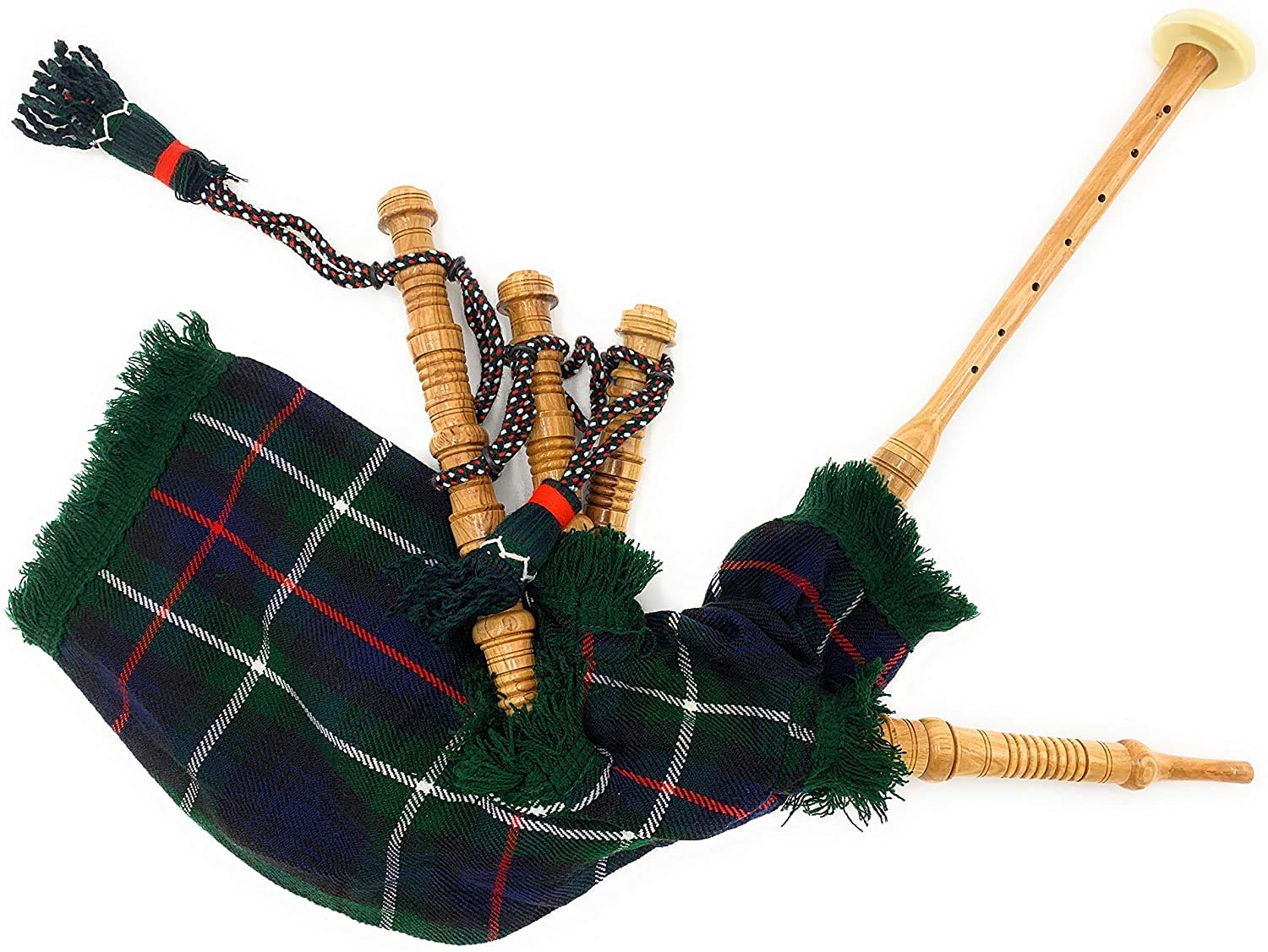 Junior Playable Bagpipes,Child Bagpipe/Kids Toy Bagpipe Free 2 Reeds with Bag (Mackenzie)
