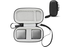 CANTOO Heart Monitor Case Compatible with AliveCor Kardia Mobile ECG/for KardiaMobile 6L for Apple and Android Device - CASE ONLY (Black)