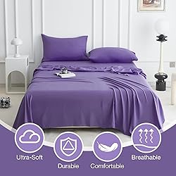 Queen Sheet Set - Soft Bed Sheets for Queen Size