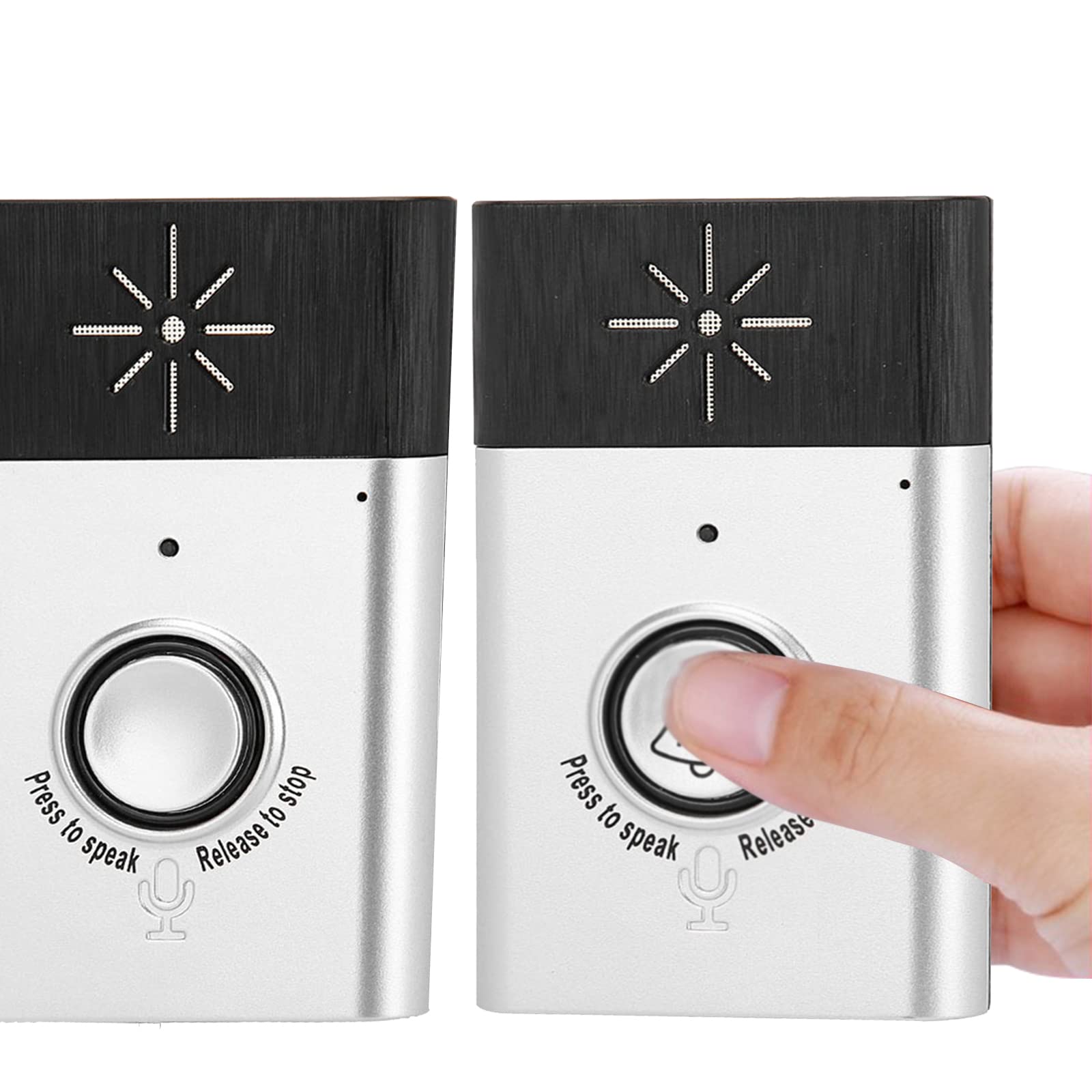 2.4GHz Mini Wireless Doorbell with Portable Dual Way Voice Intercom Compatible with Home Factory Hotel Marketdoorbell